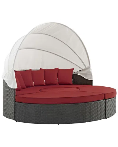 Modway Sojourn Outdoor Patio Sunbrella Daybed In Beige