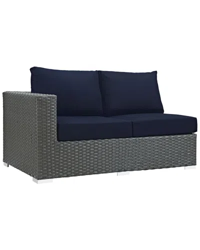 Modway Sojourn Outdoor Patio Wicker Rattan Sunbrel In Multi