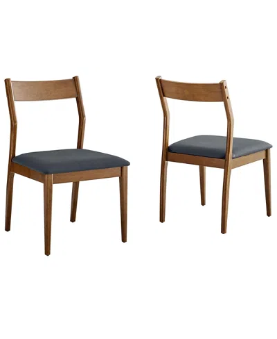 Modway Solara Dining Side Chairs, Set Of 2 In Brown