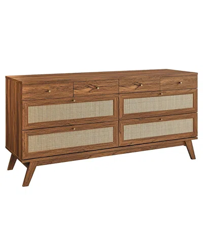 Modway Soma 8-drawer Dresser In Brown