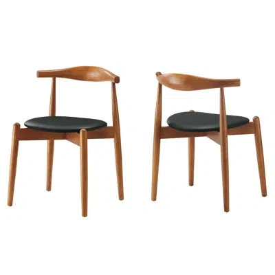 Modway Stalwart Dining Chair Set In Black