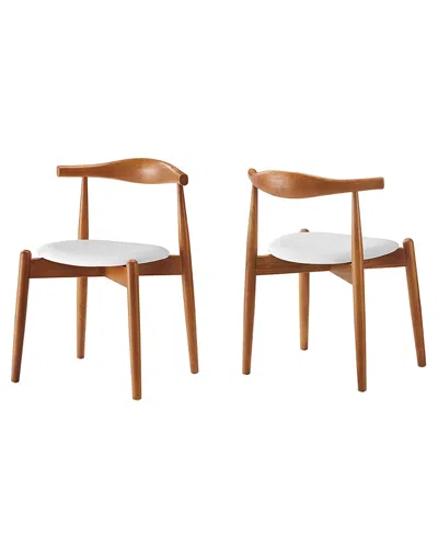 Modway Stalwart Dining Side Chairs Set Of 2 In Multi
