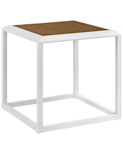 Modway Stance Outdoor Patio Aluminum Side Table In Multi