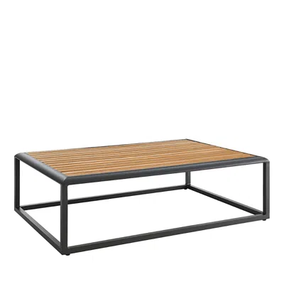 Modway Stance Outdoor Patio Coffee Table In Brown