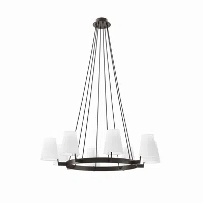 Modway Surround 8-light Chandelier In Brass