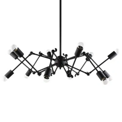 Modway Tagmata Industrial Modern Ceiling Fixture By  In Black