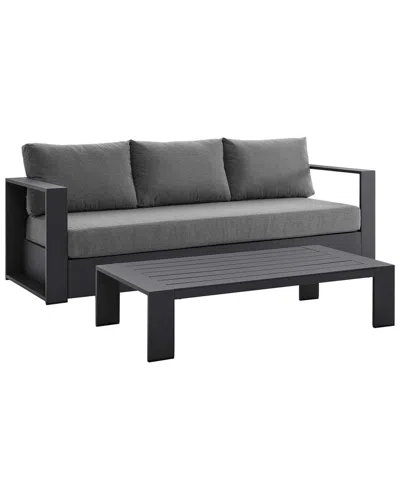 Modway Tahoe Outdoor Patio 2-piece Set In Gray