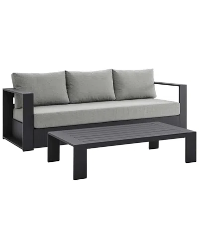 Modway Tahoe Outdoor Patio 2-piece Set In Gray
