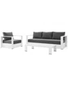Modway Tahoe Outdoor Patio 3-piece Set In White