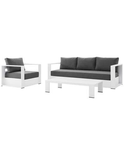 Modway Tahoe Outdoor Patio 3-piece Set In White