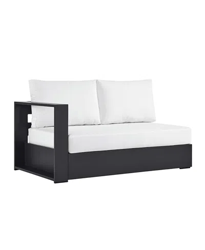 Modway Tahoe Outdoor Patio Powder-coated Aluminum Modular Left-facing Loveseat In White