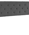 Modway Terisa King Upholstered Fabric Headboard In Gray