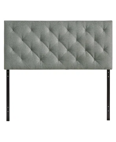Modway Theodore Upholstered Fabric Headboard In Gray