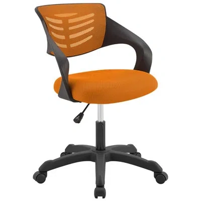Modway Thrive Mesh Office Chair In Orange