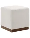 Modway Tilden 17 Square Boucle Upholstered Ottoman