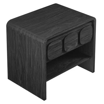 Modway Toscana 1-drawer Nightstand In Black