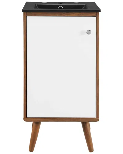 Modway Transmit 18in Bathroom Vanity In Brown