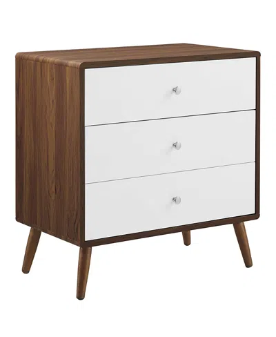 Modway Transmit 3-drawer Chest In Brown