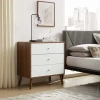 Modway Transmit 3-drawer Chest By  In Walnut White