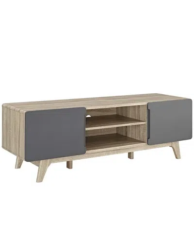 Modway Tread 59" Tv Stand In Gray