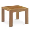 Modway Upland Outdoor Patio Wood Side Table In Brown