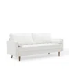 Modway Valour Performance Velvet Sofa In White