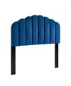 Modway Veronique Performance Velvet Headboard In Blue