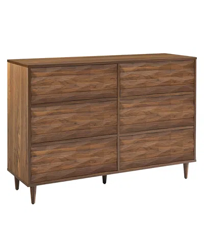 Modway Vespera 6-drawer Dresser In Brown