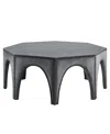 Modway Victory Performance Velvet Ottoman In Gray