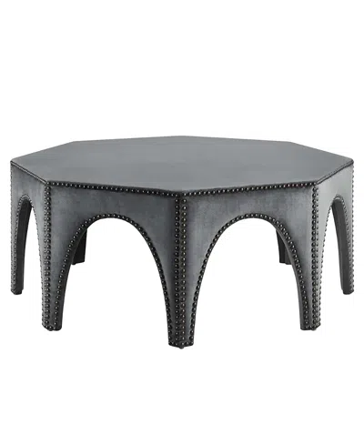 Modway Victory Performance Velvet Ottoman In Gray
