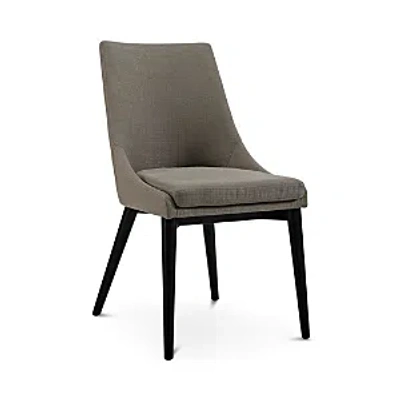 Modway Viscount Fabric Dining Chair In Granite