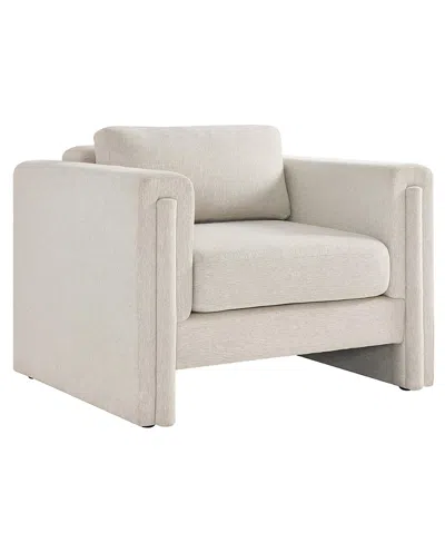 Modway Visible Fabric Armchair In White