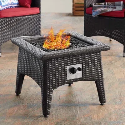 Modway Vivacity Outdoor Patio Fire Pit Table