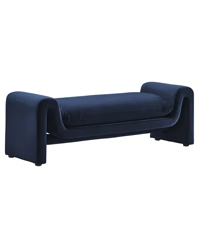 Modway Waverly Performance Velvet Bench In Brown