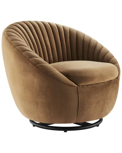 Modway Whirr Tufted Performance Velvet Swivel Chair
