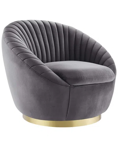 Modway Whirr Tufted Performance Velvet Swivel Chair