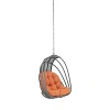 Modway Whisk Outdoor Patio Swing Chair Without Stand In Orange
