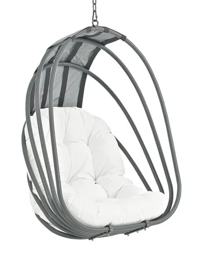 Modway Whisk Outdoor Patio Swing Chair Without Stand In Silver