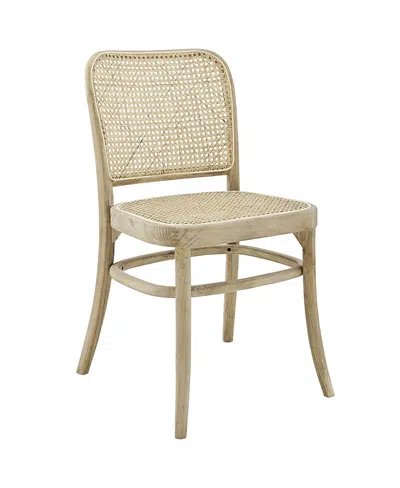 Modway Winona Wood Dining Side Chair In Neutral