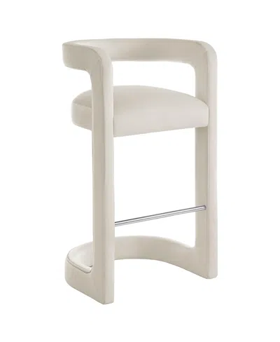 Modway Winslow Performance Velvet Bar Stool In Multi