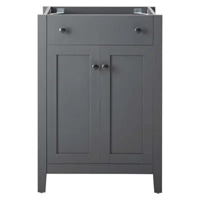 Modway Yentel 24" Single Bathroom Vanity Base Only In Gray