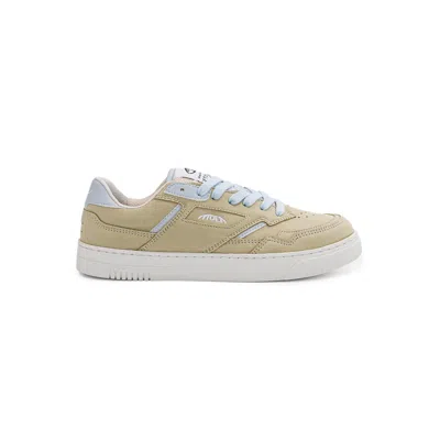 Moea Women's Neutrals Origin Low - Aloe Suede & Blue - Corn In Multi