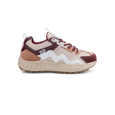 Moea Women's Red Dune - Beige & Wine - Grapes In Multi