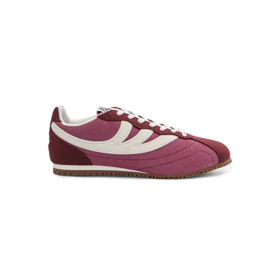 Moea Women's Red Rise - Bordeaux & Beige - Mushroom