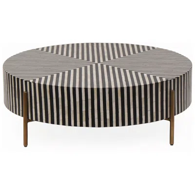 Moe's Furniture Chameau Small Coffee Table Black And White