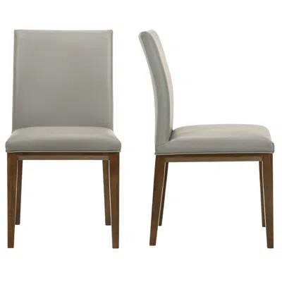 Moe's Furniture Frankie Dining Chair Grey - Set Of Two