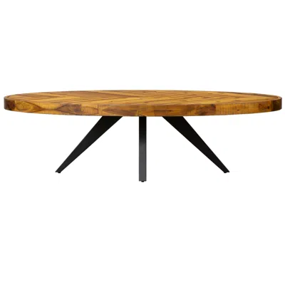 Moe's Furniture Parq Oval Coffee Table Amber