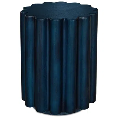 Moe's Furniture Taffy Accent Table Navy Blue