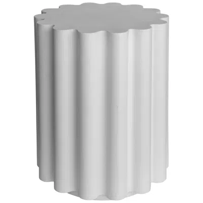 Moe's Furniture Taffy Accent Table White