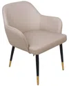 Moe's Home Collection Discontinued  Berlin Accent Chair In Metallic